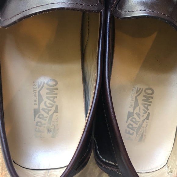 Salvatore Ferragamo Parigi Leather Gancini Driver main image 4